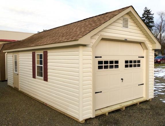 12 x 24 Cape Cod Garage - Vinyl w/ Loft